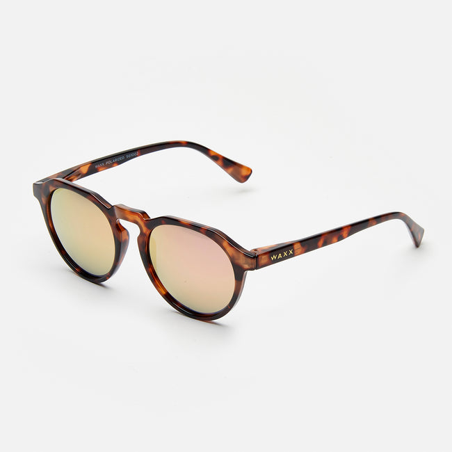 Waxx Erica Style Unisex Sunglasses Tortoise Shell Frame & Brown Lenses
