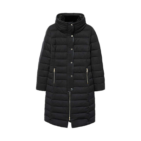 Waxx Shelter Ladies Organic Down Jacket Carbon Stripes