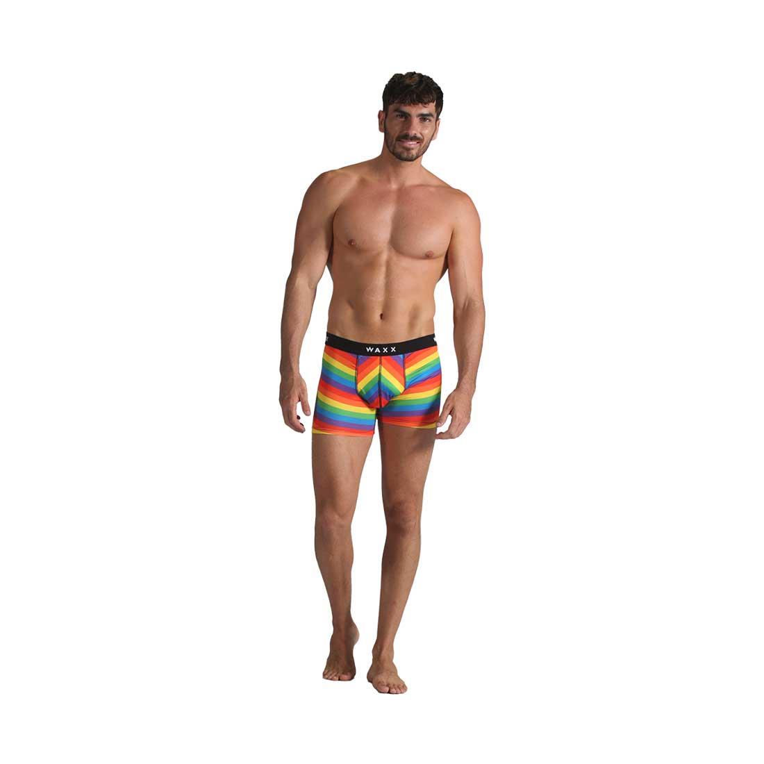 Waxx Mens Boxer Rainbow