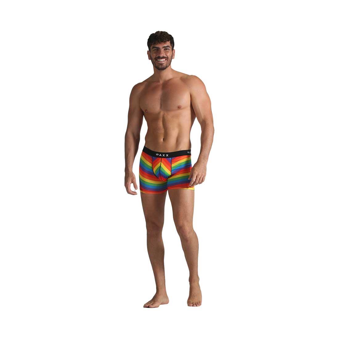 Waxx Mens Boxer Rainbow