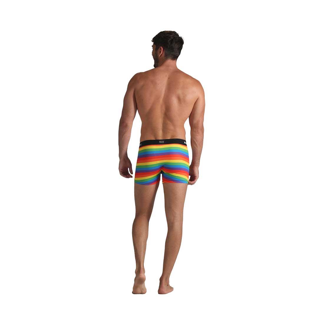 Waxx Mens Boxer Rainbow