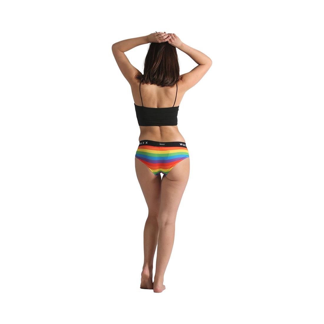 Waxx Womens Boy Short Rainbow