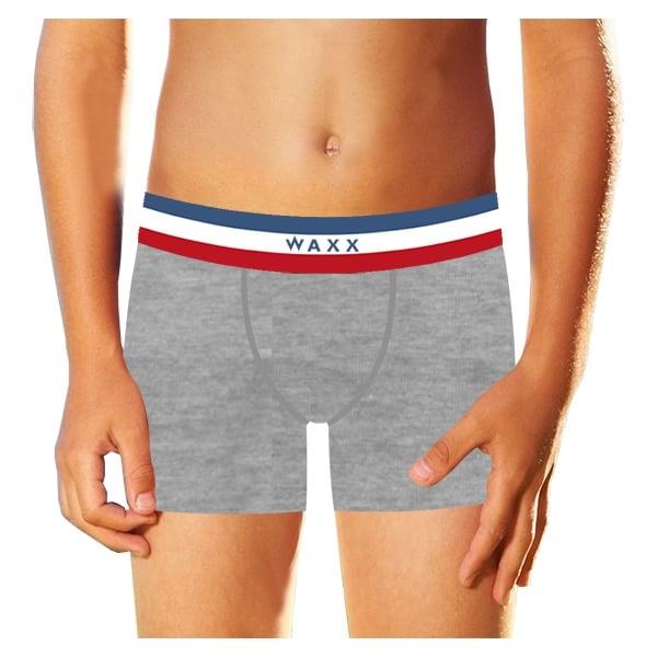 Waxx Kid's Cotton Boxer Frenchy Grey