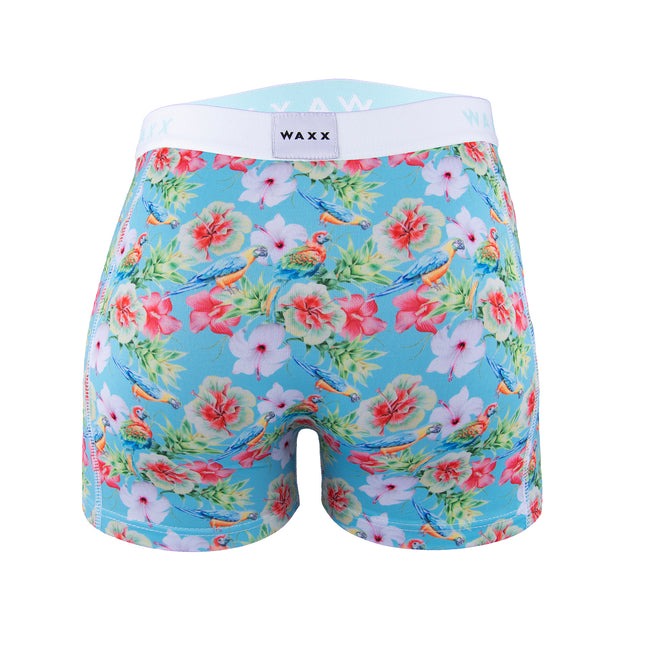 Waxx Men's Trunk Boxer Short Hibiscus