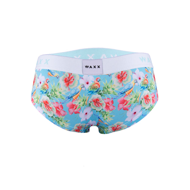 Waxx Womens Boy Short Hibiscus