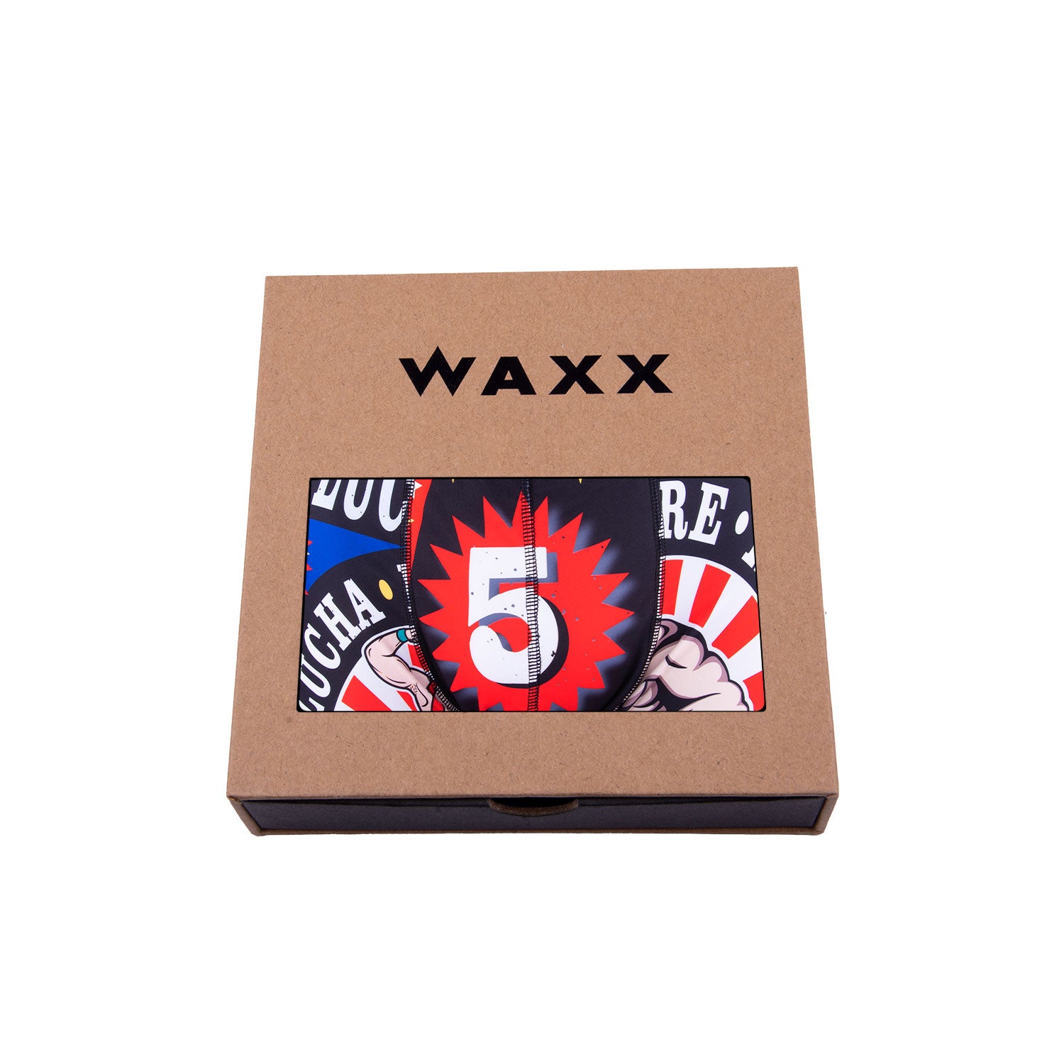 Waxx Men's Trunk Boxer Short Lucha Libre