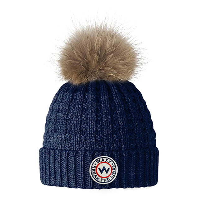 Waxx Pom Pom Hat Moscova Navy Blue