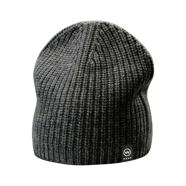 Waxx Slouchy Beanie London Misty Black