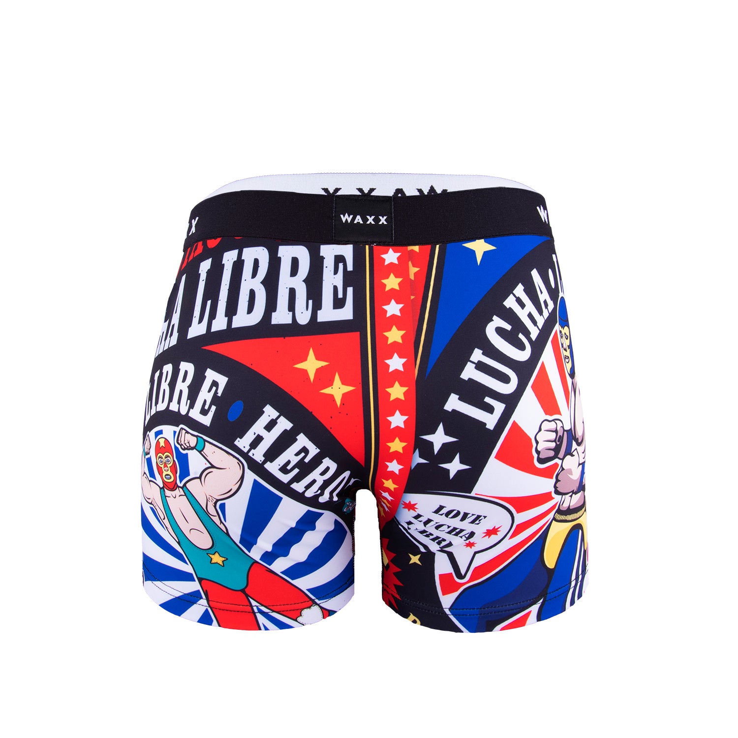 Waxx Men's Trunk Boxer Short Lucha Libre