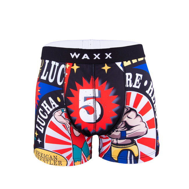 Waxx Men's Trunk Boxer Short Lucha Libre