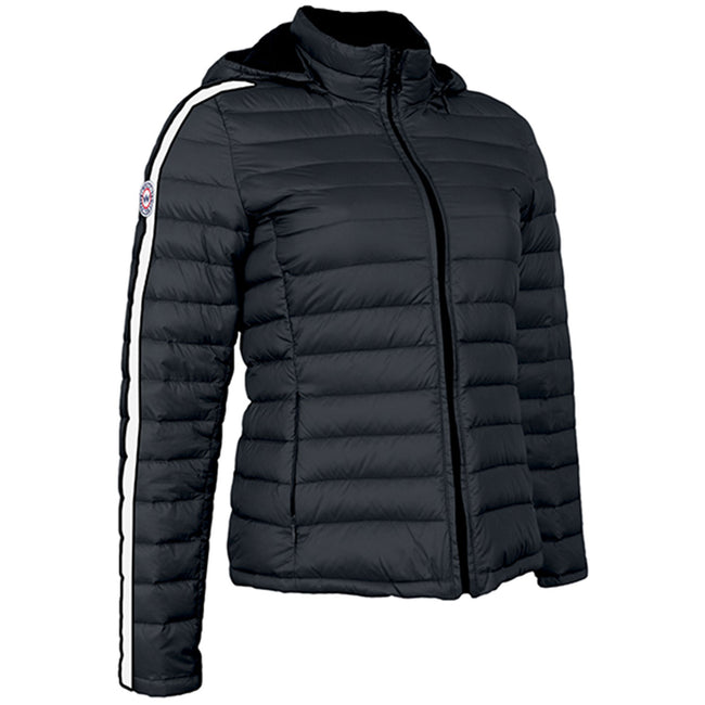 Waxx Shelter Ladies Organic Down Jacket Carbon Stripes